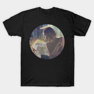 Beautiful Angel with Fairy Fantasy Art T-Shirt